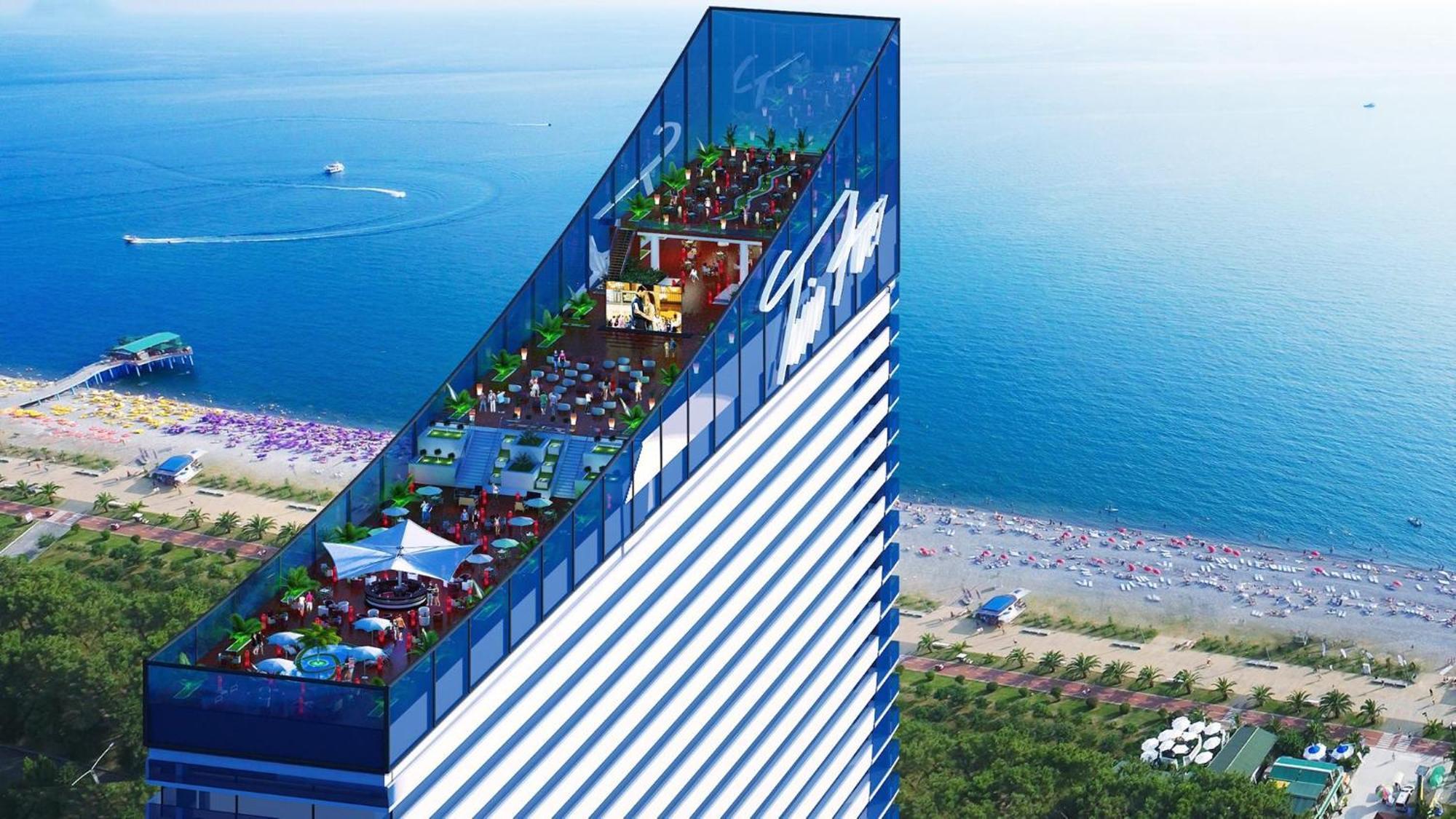 Sea View Apartments In Orbi City Batumi Bagian luar foto